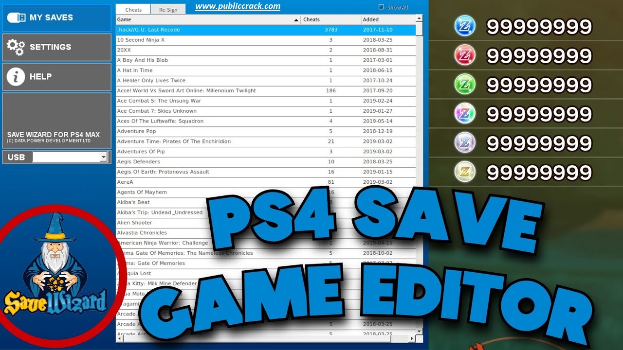 PS4 Save Wizard 8.52 Crack & License Key Latest Download